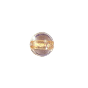 Gold Foiled Glass Beads with Colored baseline 3592