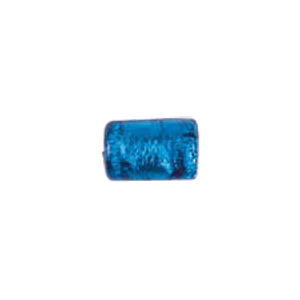 Silver Foiled Mirror layered Glass Beads 3612