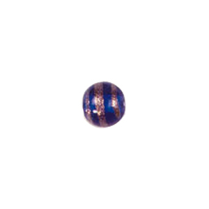 Basic Gold stone Striped Glass Beads 3628