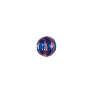 Basic Gold stone Striped Glass Beads 3631