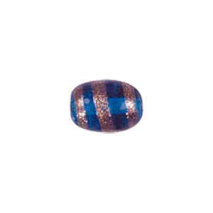 Basic Gold stone Striped Glass Beads 3659