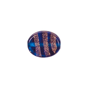 Basic Gold stone Striped Glass Beads 3665