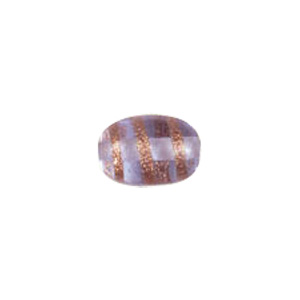 Basic Gold stone Striped Glass Beads 3668