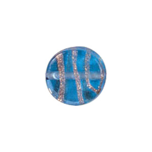 Basic Gold stone Striped Glass Beads 3681