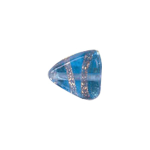 Basic Gold stone Striped Glass Beads 3689