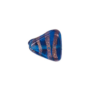 Basic Gold stone Striped Glass Beads 3691