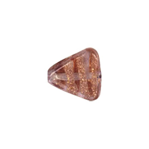 Basic Gold stone Striped Glass Beads 3692
