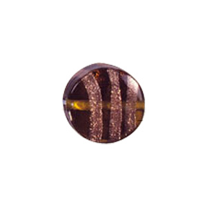 Basic Gold stone Striped Glass Beads 3696