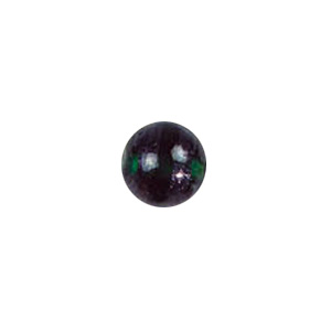 Blue Stone Striped Glass Beads 3701