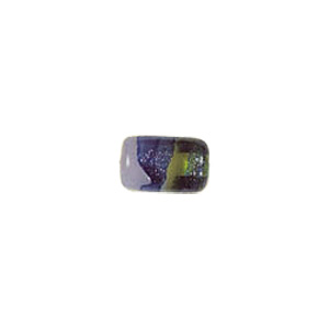 Blue Stone Striped Glass Beads 3733