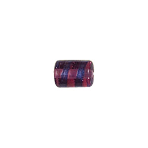 Blue Stone Striped Glass Beads 3737