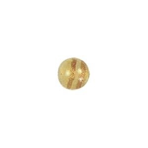 Pastel Gold stone Striped Glass Beads 3750