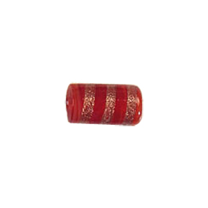 Pastel Gold stone Striped Glass Beads 3776