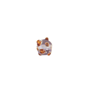 Bumpy raised small size Glass Beads 3825