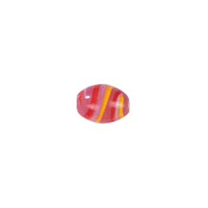 Multi color striped stringer Glass Beads 3867