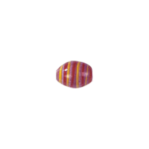 Multi color striped stringer Glass Beads 3868