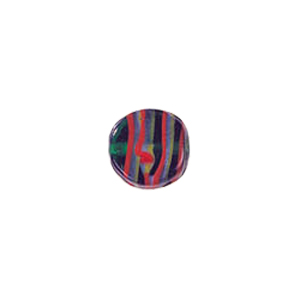 Multi color striped stringer Glass Beads 3892
