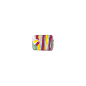 Multi color striped stringer Glass Beads 3899