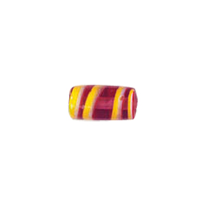 Multi color striped stringer Glass Beads 3915