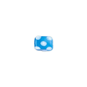 Dotted Candy Frosted Glass Beads 4043