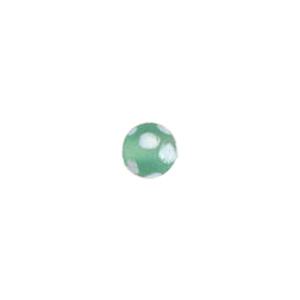 Dotted Candy Frosted Glass Beads 4046