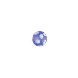 Dotted Candy Frosted Glass Beads 4056