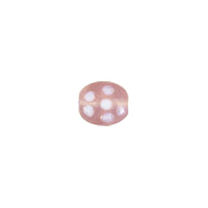 Dotted Candy Frosted Glass Beads 4067