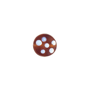 Dotted Candy Frosted Glass Beads 4071