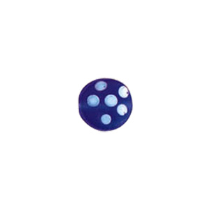 Dotted Candy Frosted Glass Beads 4072
