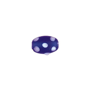 Dotted Candy Frosted Glass Beads 4077