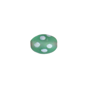 Dotted Candy Frosted Glass Beads 4082