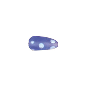 Dotted Candy Frosted Glass Beads 4090