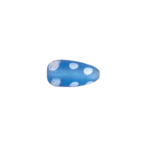 Dotted Candy Frosted Glass Beads 4092