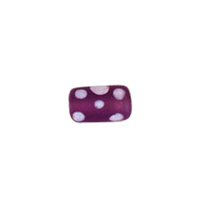 Dotted Candy Frosted Glass Beads 4094