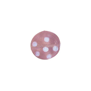 Dotted Candy Frosted Glass Beads 4106