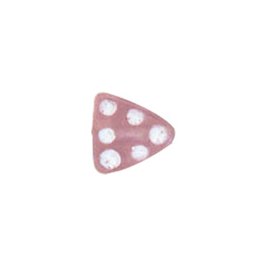 Dotted Candy Frosted Glass Beads 4111