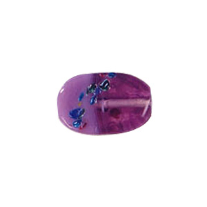 2 tone spotted Glass Beads 4205