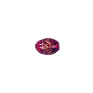 Gold band w or swirly design Lampworked Glass Beads 4212