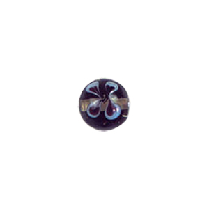 Flower design Lampworked Glass Beads 4264