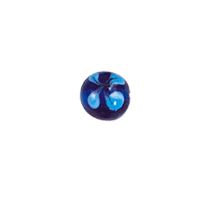 Flower design Lampworked Glass Beads 4269
