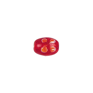 Flower design Lampworked Glass Beads 4283