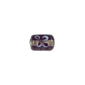 Flower design Lampworked Glass Beads 4299