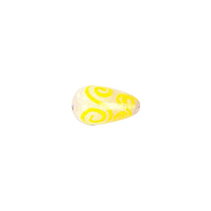 Swirly Lampworked Glass Beads 4386