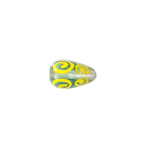 Swirly Lampworked Glass Beads 4389