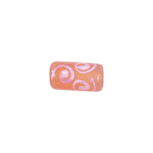 Swirly Lampworked Glass Beads 4398