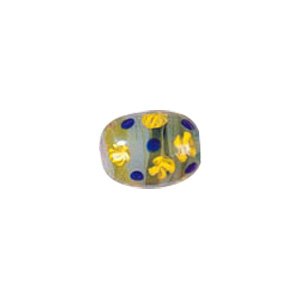 Twisty Swirly Lampworked Glass Beads 4417