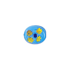 Twisty Swirly Lampworked Glass Beads 4418