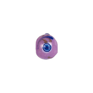 Multi layered Bumpy Beads with dots and swirls Lampworked Glass Beads 4432