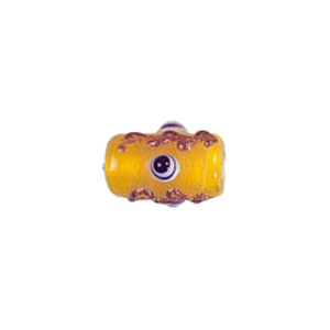 Multi layered Bumpy Beads with dots and swirls Lampworked Glass Beads 4465