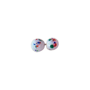 Multi color flakes fuseion Glass Beads available in single and multi color colors tones 4651